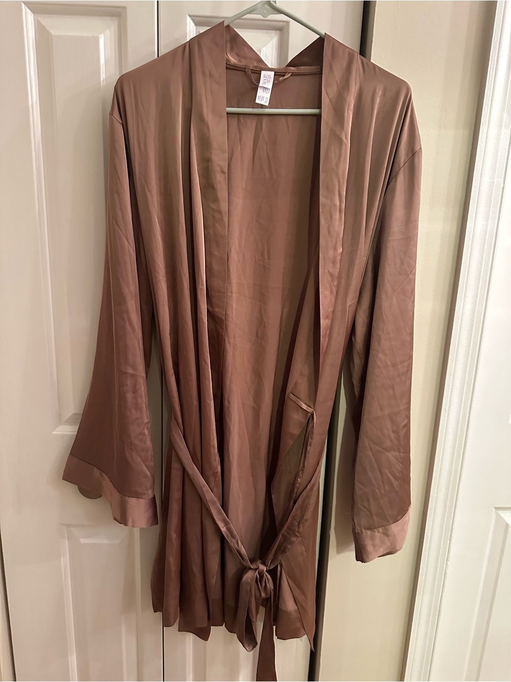stars above Satin Robe in Mauve Pink - Women's Intimates & Sleepwear